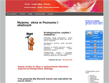 Tablet Screenshot of mycie-okien-poznan.info-vizart.pl